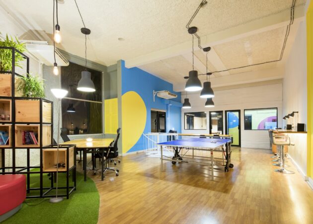 Ufficio colorato di design