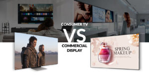 Smart TV, Business TV e Display professionali per il Digital Signage: le differenze da conoscere
