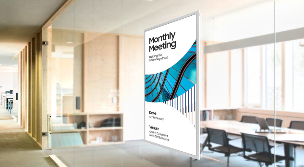 Samsung Color E-Paper: segnaletica digitale per gli spazi fisici