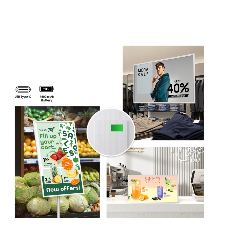 Samsung Color E-Paper: design sottile e installazione più flessibile