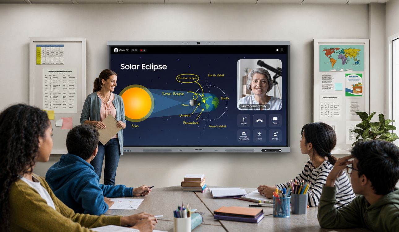 Lavagne interattive multimediali per la didattica: il ruolo delle soluzioni Samsung nella scuola digitale